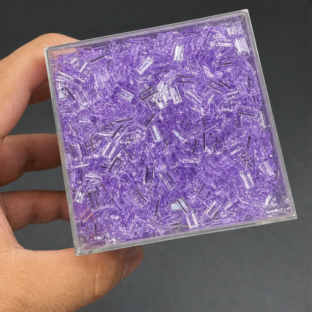 Transparent Acrylic Ice Strip Filler Beads, DIY Handmade Squishy & Stress Ball Filling Accessories, Slime Craft Supplies