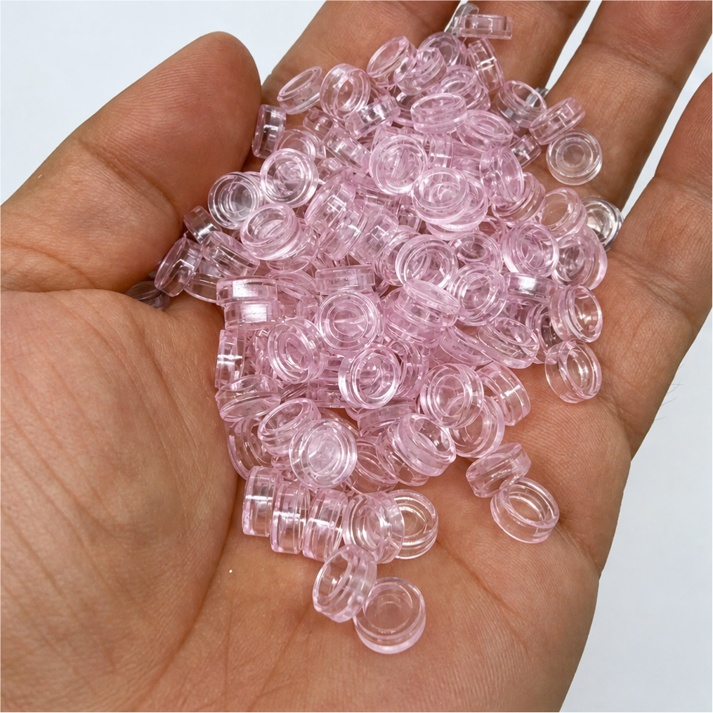 Round Building Block Filler Particles, Flower Shape Slime & Handmade Squishy Ball Fillers, Universal DIY Stress Relief Toy Accessories