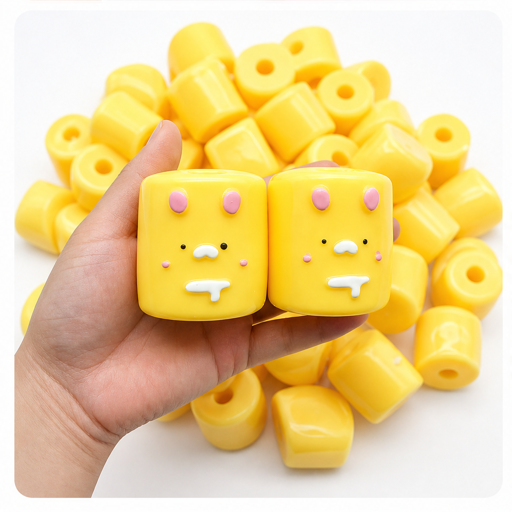 Cute Animal Marshmallow Empty Squishy Shell, Bunny & Chick Hollow Squeeze Ball Skin, DIY Handmade Squishy Filling Toy Supplies