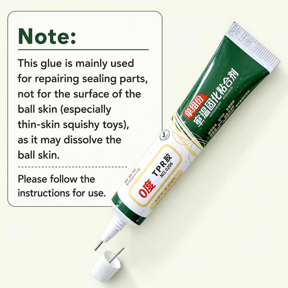 TPR Repair Filling Glue for Handmade Squishy |0‑Degree TPR Repair Glue for DIY Squishy Repair & Refurbish