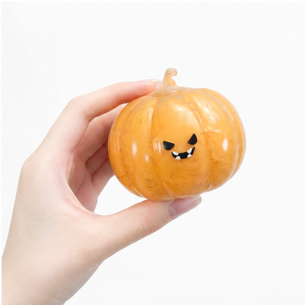 Handmade Halloween Jack‑o'‑lantern Pumpkin Squishy halloween novelty gift crunchy squeeze
