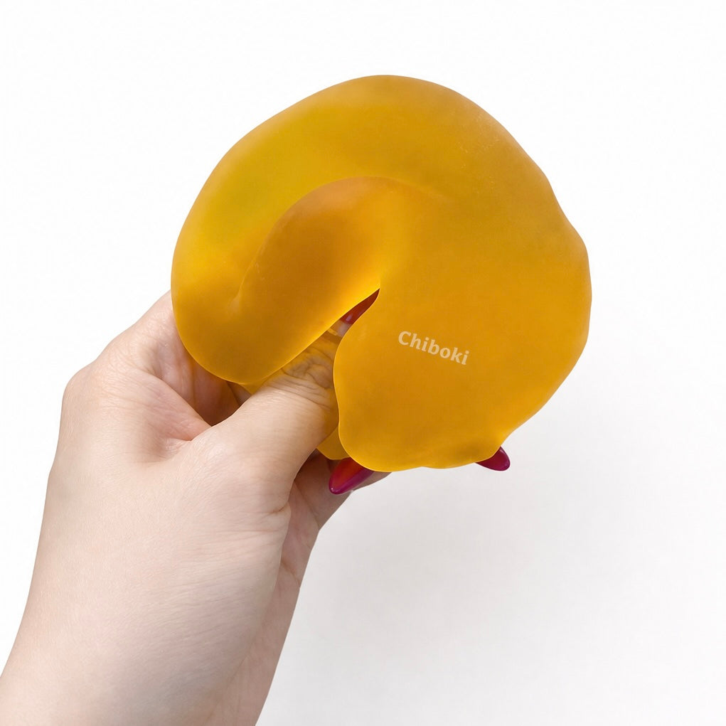 Chiboki Matte Juice Mochi Handmade Squishy, Thin‑Skin Floppy Moldable Non‑Rebound Vaseline‑Texture Tactile Squeeze Fidget