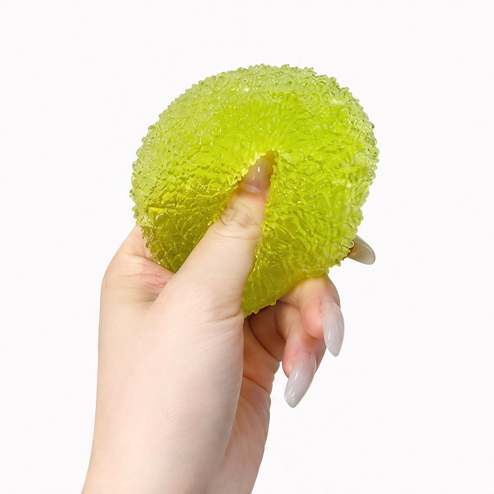 Chiboki Crystal Mochi Rice Cake Handmade Squishy, Vaseline‑Texture Creamy‑Feel Moldable Non‑Rebound Tactile Squeeze Fidget