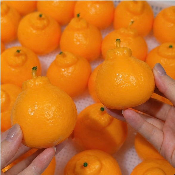 Satisfying Crunchy Orange Squeeze Fidget| Slow squishy with Crispy Butter Block Filling for Adults