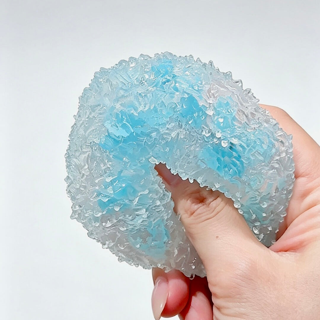 Sugar Cube Squeeze Fidget| Vaseline Soft Deformable Handmade Squishy for adults