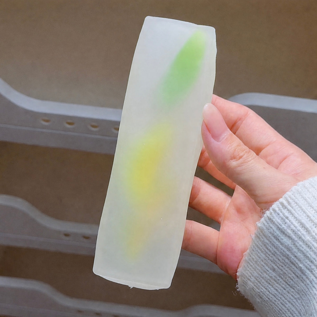 Ice Skin Fruit Bar Squishy| Vaseline Cream Filling Soft Moldable squeeze Fidget