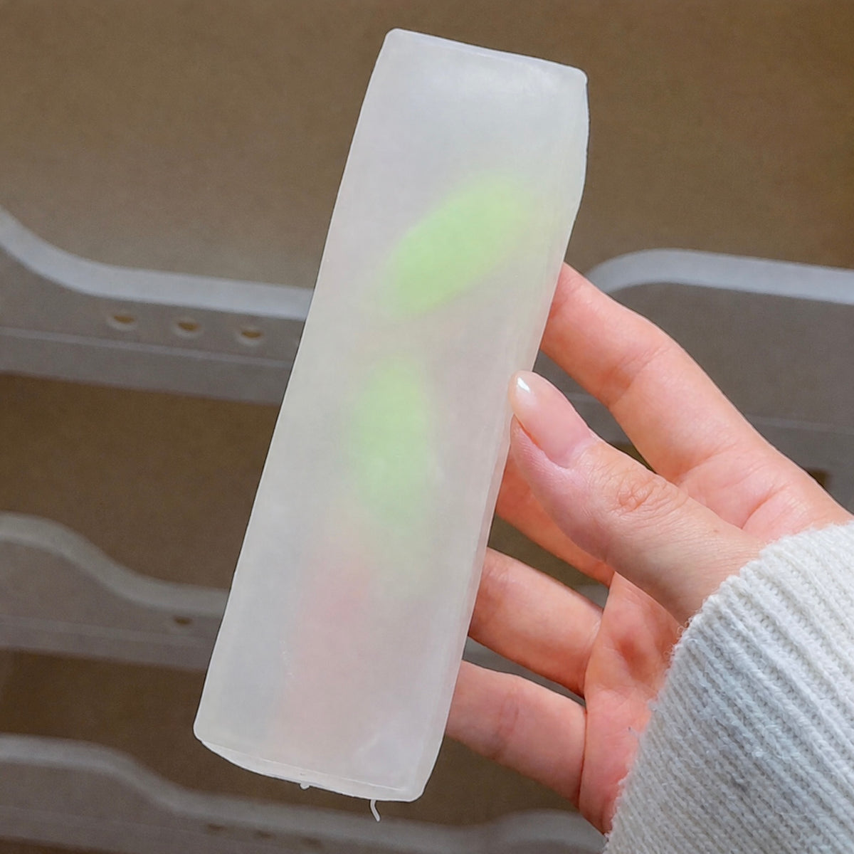 Ice Skin Fruit Bar Squishy| Vaseline Cream Filling Soft Moldable squeeze Fidget