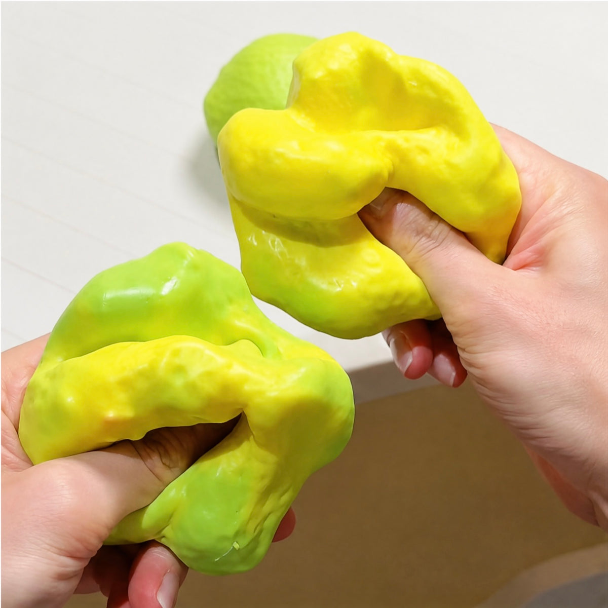 Color Changing Lemon squishy| Crunchy Butter Base Moldable Tactile Squeeze