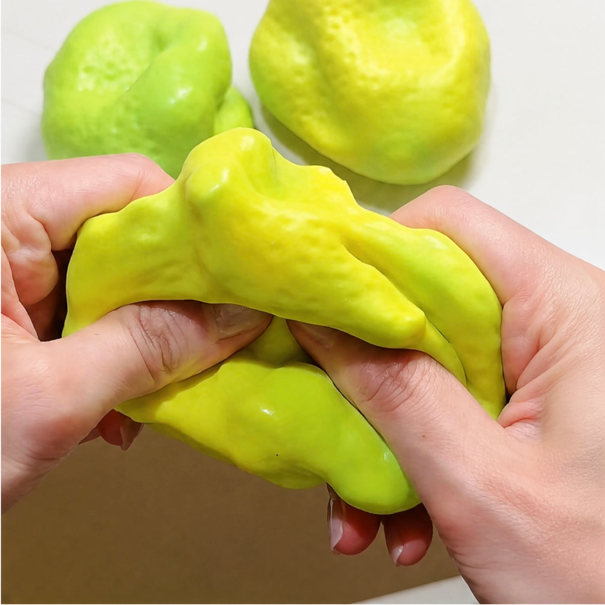 Color Changing Lemon squishy| Crunchy Butter Base Moldable Tactile Squeeze