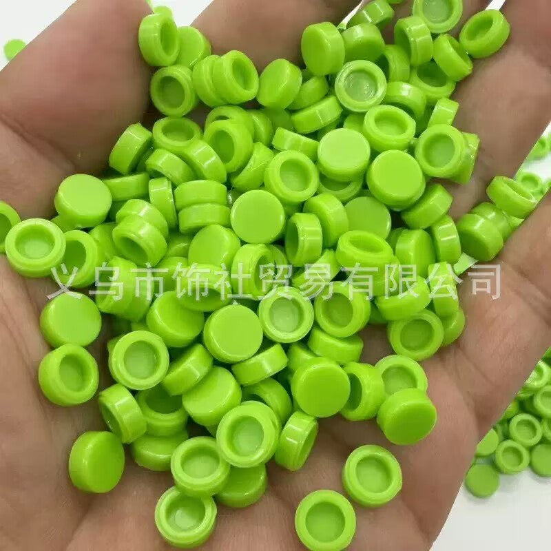 Round Building Block Filler Particles, Flower Shape Slime & Handmade Squishy Ball Fillers, Universal DIY Stress Relief Toy Accessories