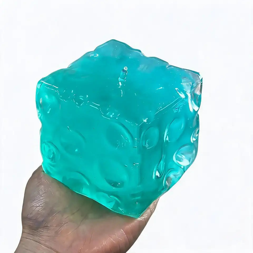 Chiboki Juicy Gummy Giant Cheese Series Squishy | Vaseline‑Texture Handmade Stress Relief Squeeze Fidget Toy|weak strip squishy
