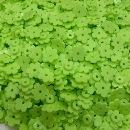 6-Petal Flower Building Block Charms, Slime Filler Beads, Compatible Brick Accessories for DIY Handmade Stress Ball