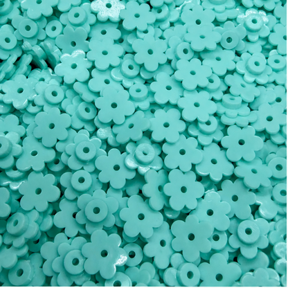 6-Petal Flower Building Block Charms, Slime Filler Beads, Compatible Brick Accessories for DIY Handmade Stress Ball