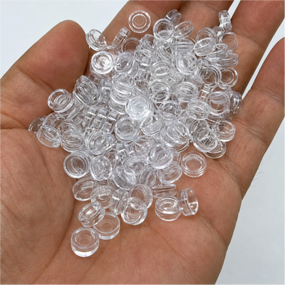 Round Building Block Filler Particles, Flower Shape Slime & Handmade Squishy Ball Fillers, Universal DIY Stress Relief Toy Accessories