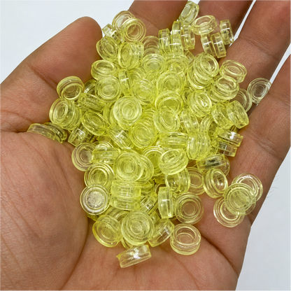 Round Building Block Filler Particles, Flower Shape Slime & Handmade Squishy Ball Fillers, Universal DIY Stress Relief Toy Accessories