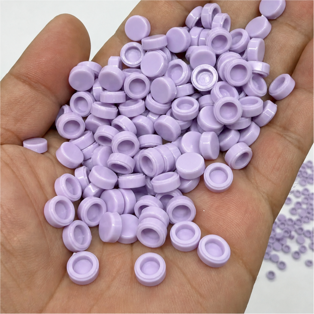 Round Building Block Filler Particles, Flower Shape Slime & Handmade Squishy Ball Fillers, Universal DIY Stress Relief Toy Accessories