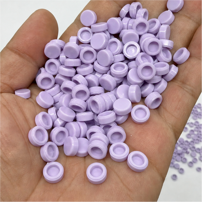 Round Building Block Filler Particles, Flower Shape Slime & Handmade Squishy Ball Fillers, Universal DIY Stress Relief Toy Accessories