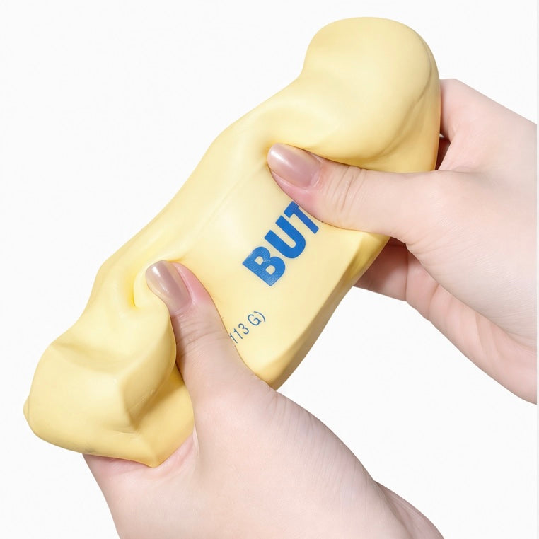 Butter Stick Squishy｜Soft Slow‑Rise Stress Relief Handmade Squeeze Fidget| Novelty Food‑Shaped squishy