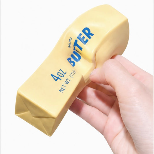 Butter Stick Squishy｜Soft Slow‑Rise Stress Relief Handmade Squeeze Fidget| Novelty Food‑Shaped squishy
