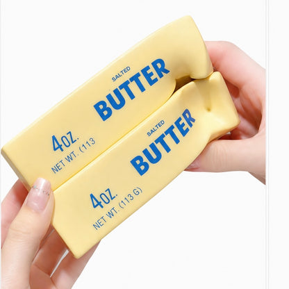 Butter Stick Squishy｜Soft Slow‑Rise Stress Relief Handmade Squeeze Fidget| Novelty Food‑Shaped squishy