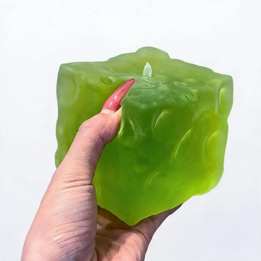 Chiboki Juicy Gummy Giant Cheese Squishy | Handmade Sensory Stress Squeeze Toy|weak grip squishy