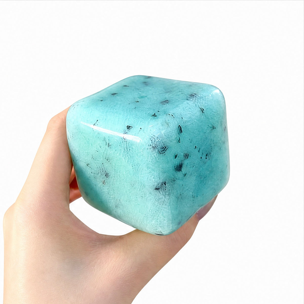 Chiboki Chunky Slush Yogurt Block Squishy Ball, Slush‑Texture Hand‑Moldable Non‑Rebound Squeeze Fidget