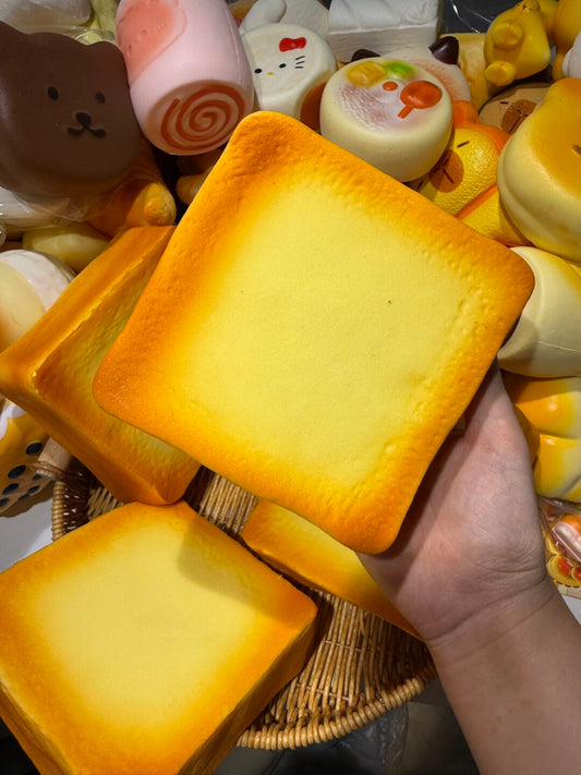 Giant Lava Thick Toast Squishy| Slow‑Rise Realistic Bread‑Shaped Adult Stress‑Relief Squeeze Fidget