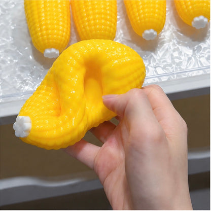 Crispy Golden Corn Squeeze Fidget, 3D Skin Handmade Squeeze with Crispy Block Filling for Adults