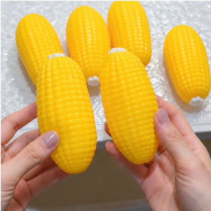 Crispy Golden Corn Squeeze Fidget, 3D Skin Handmade Squeeze with Crispy Block Filling for Adults