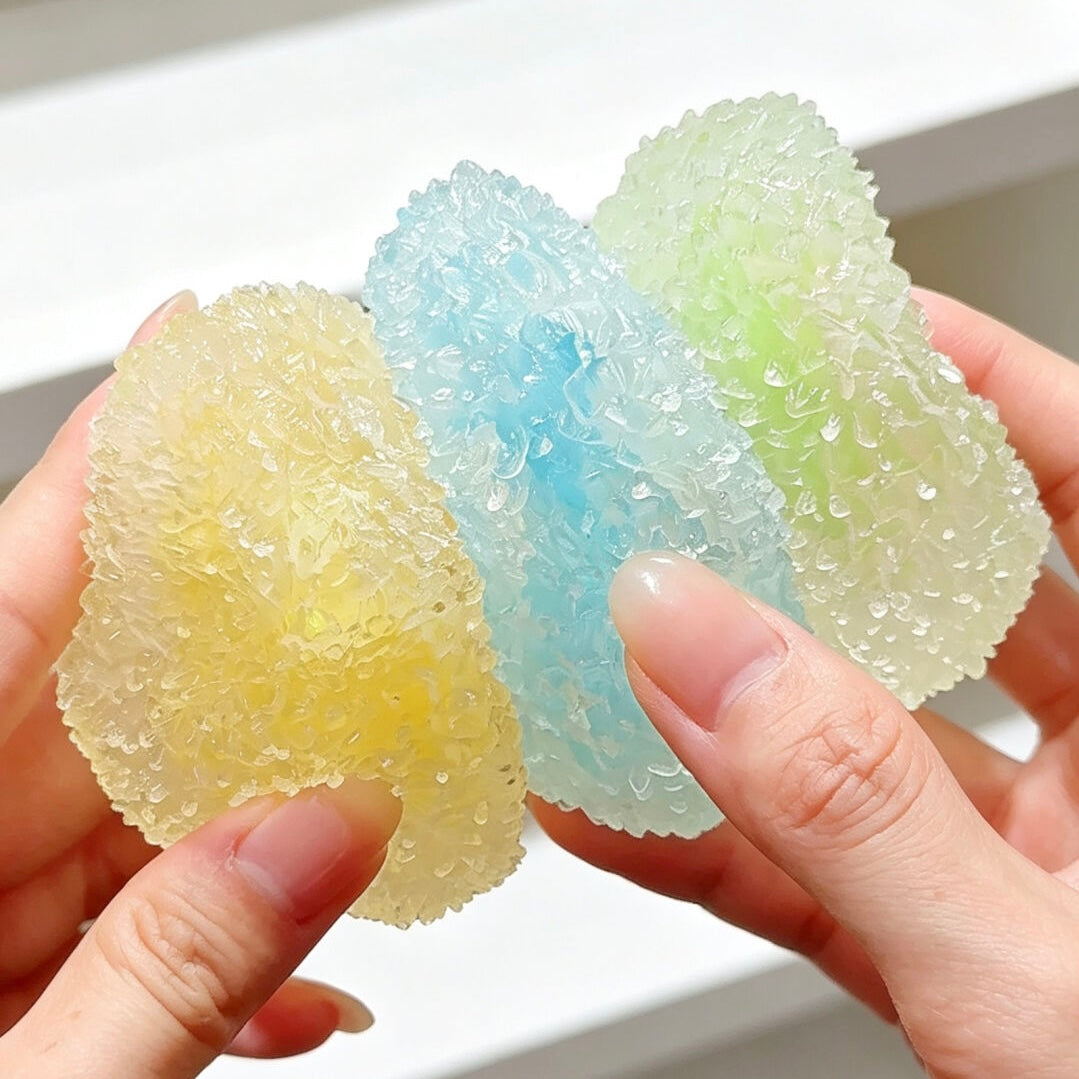 Sugar Cube Squeeze Fidget| Vaseline Soft Deformable Handmade Squishy for adults