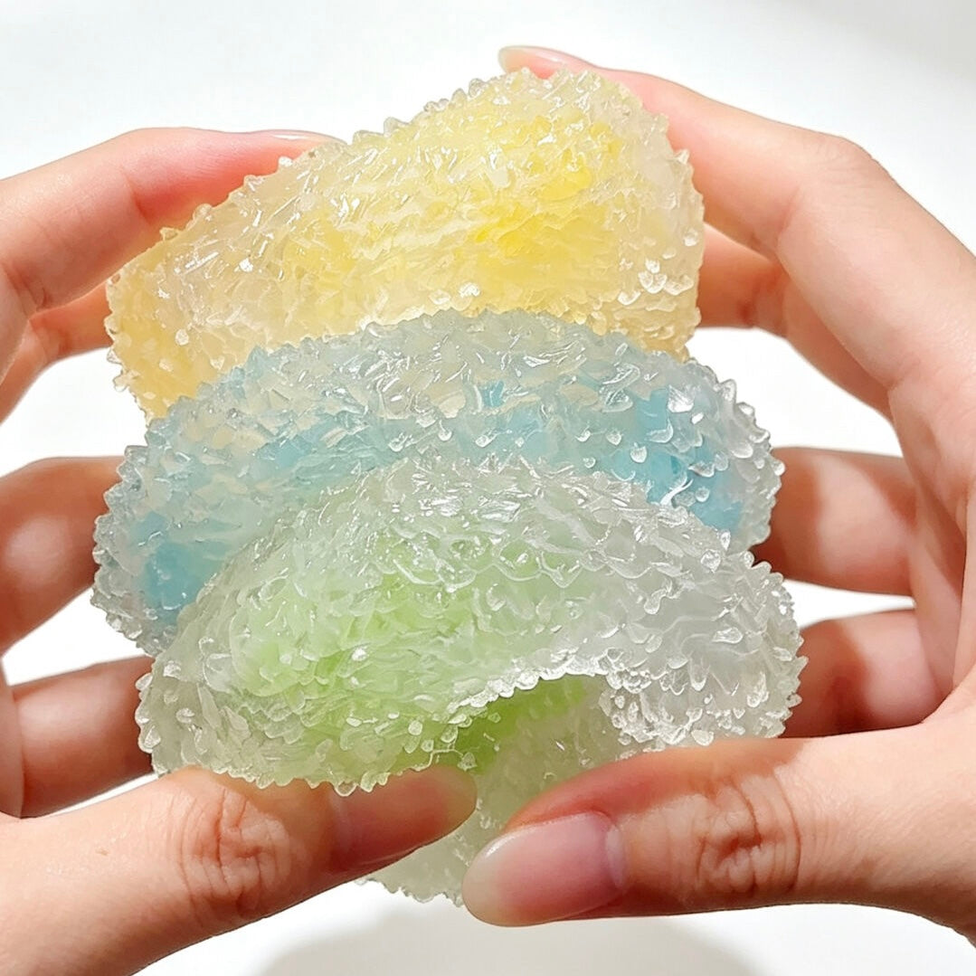 Sugar Cube Squeeze Fidget| Vaseline Soft Deformable Handmade Squishy for adults