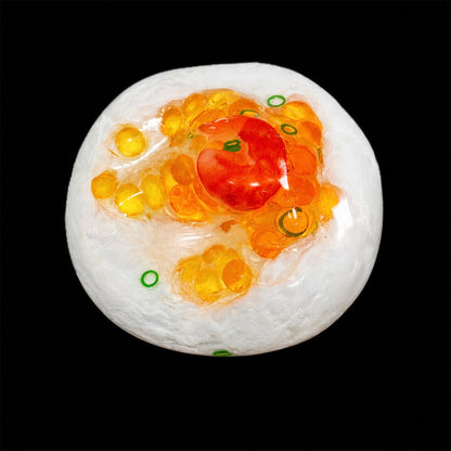 Imitation Roe Sushi squishy, 6cm Vaseline Filled Moldable Tactile Squeeze Fidget