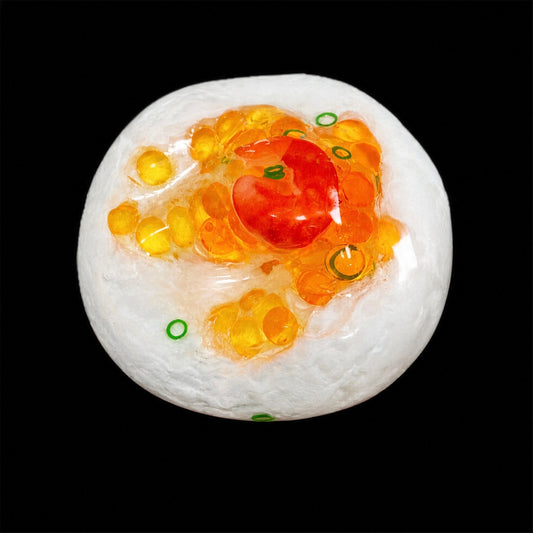 Imitation Roe Sushi squishy, 6cm Vaseline Filled Moldable Tactile Squeeze Fidget