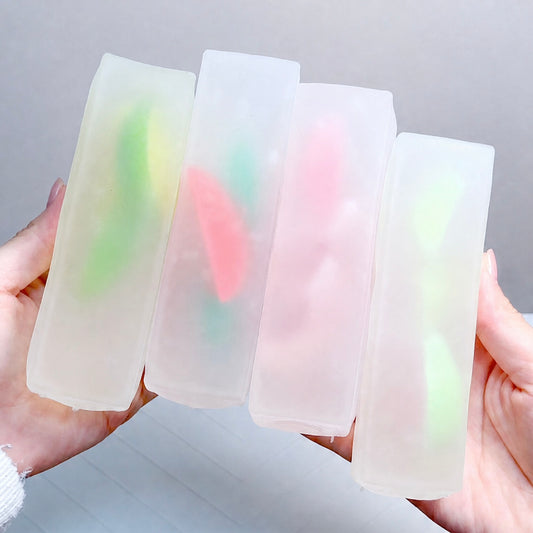 Ice Skin Fruit Bar Squishy| Vaseline Cream Filling Soft Moldable squeeze Fidget