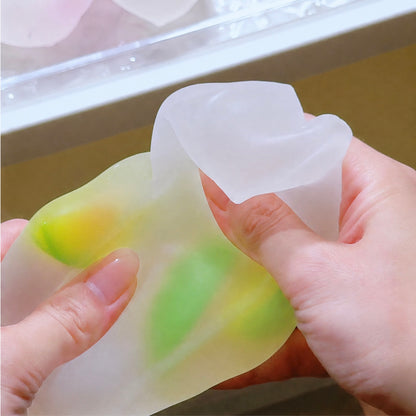 Ice Skin Fruit Bar Squishy| Vaseline Cream Filling Soft Moldable squeeze Fidget