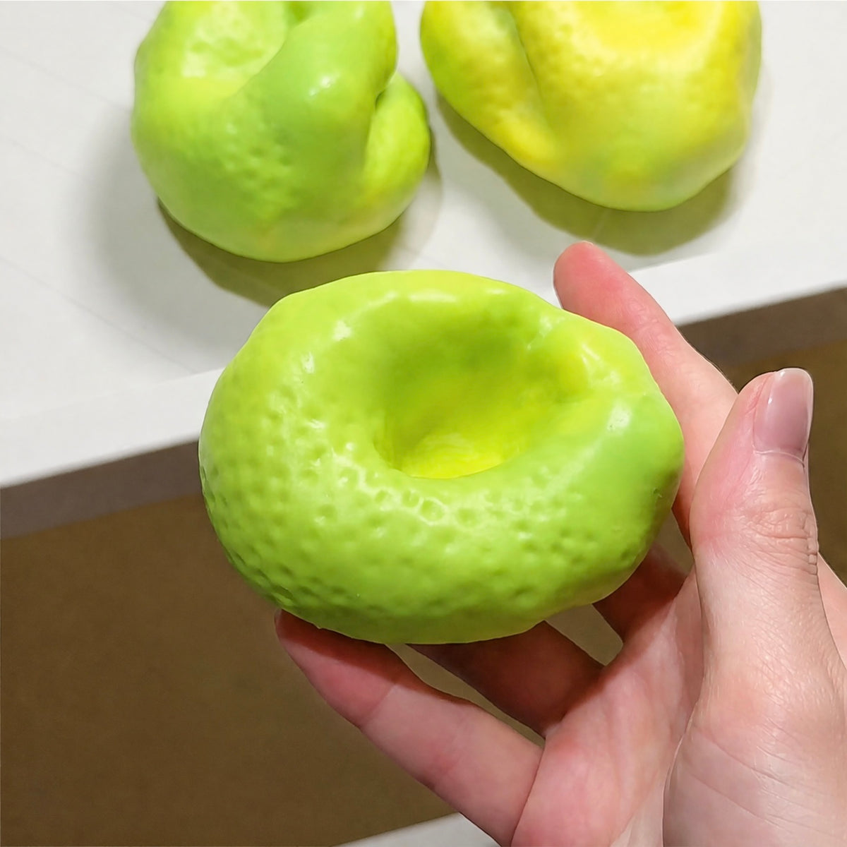 Color Changing Lemon squishy| Crunchy Butter Base Moldable Tactile Squeeze