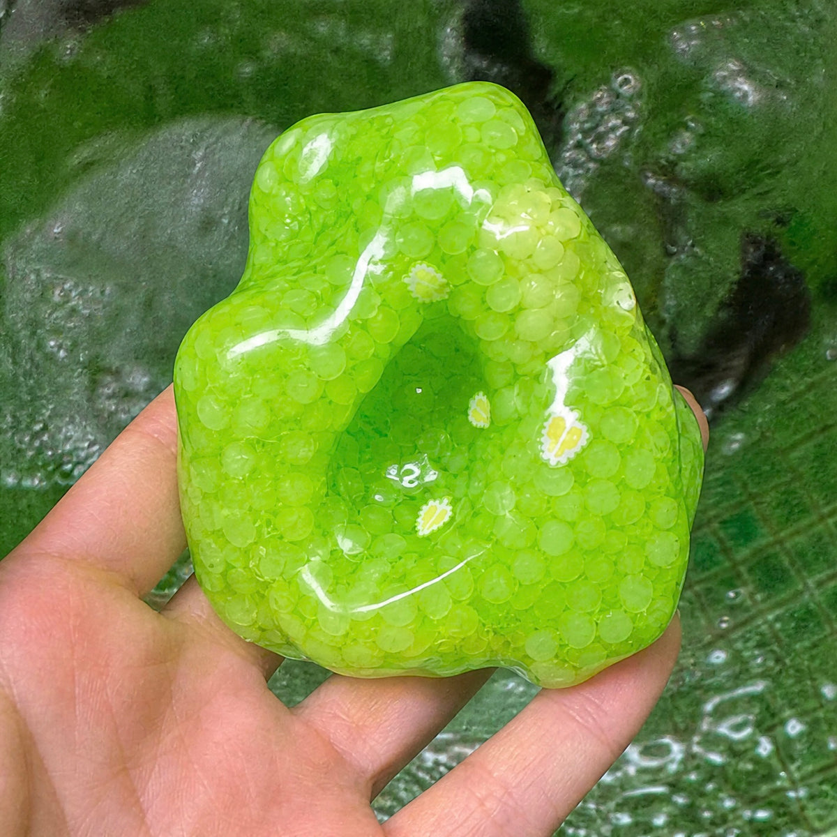 Green Grape Bead squishy| Vaseline Base Moldable Non-Rebound Soft Tactile Squeeze Fidget