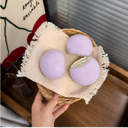 Handmade Mochi Series Silicone Squish Fidget for Adults, Soft Cheese Paste Moldable Tactile Stress Relief Item